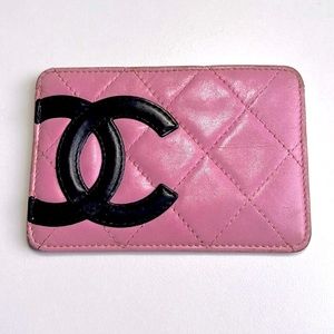 Chanel Barbie Pink Vintage Card Holder